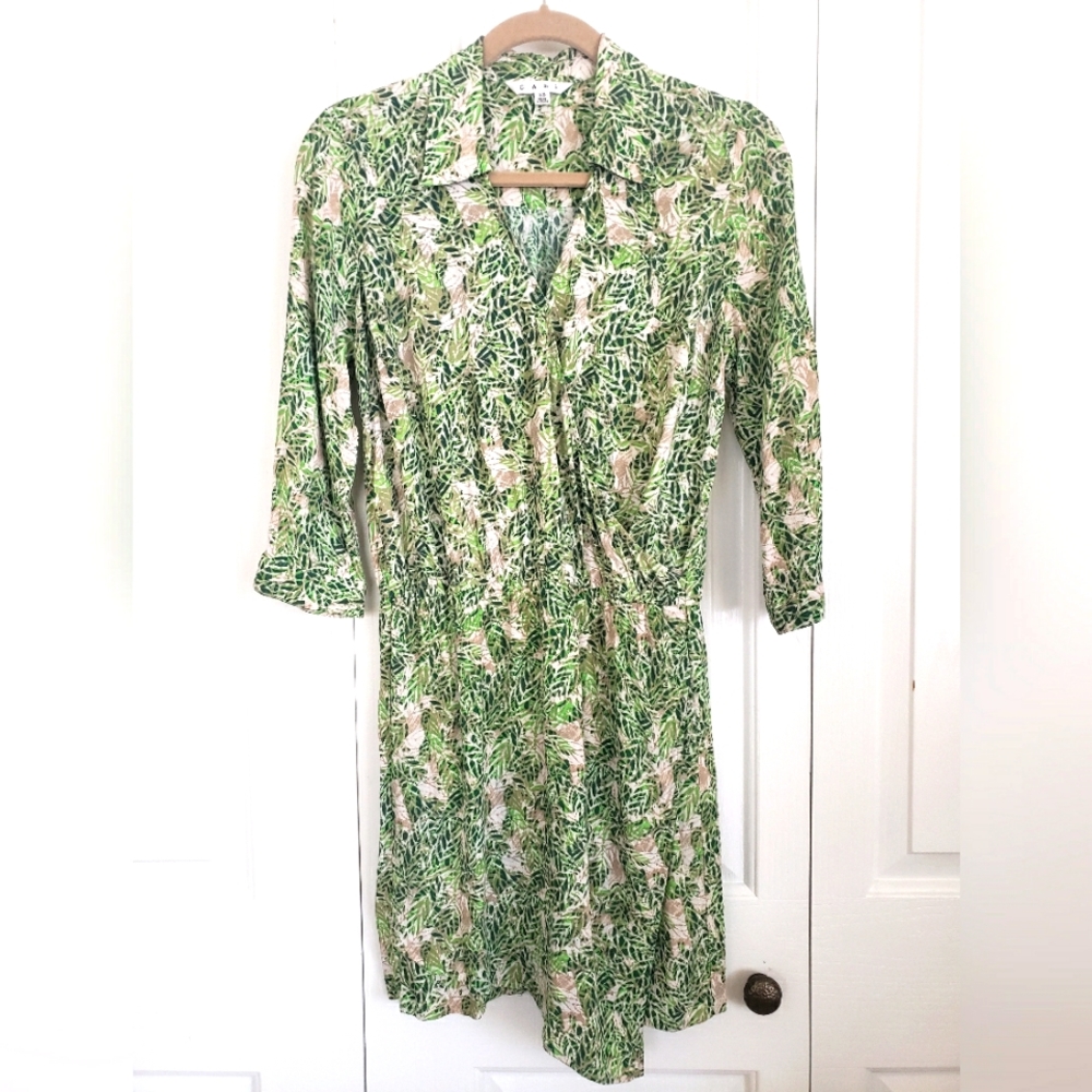 CAbi Faux Wrap Dress